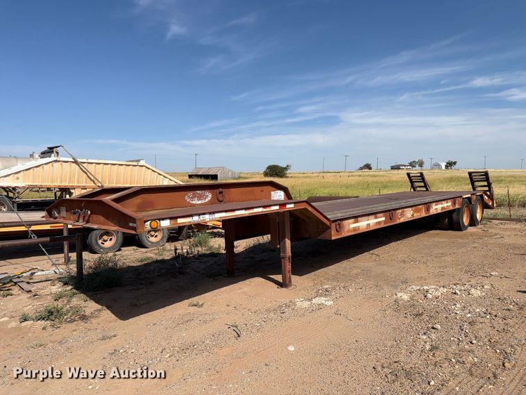 1997 Atoka Trailer Mfg. 20DE drop deck equipment trailer - EX0012