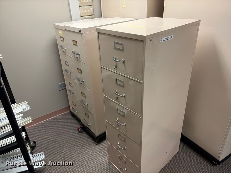 (3) filing cabinets - EX2216