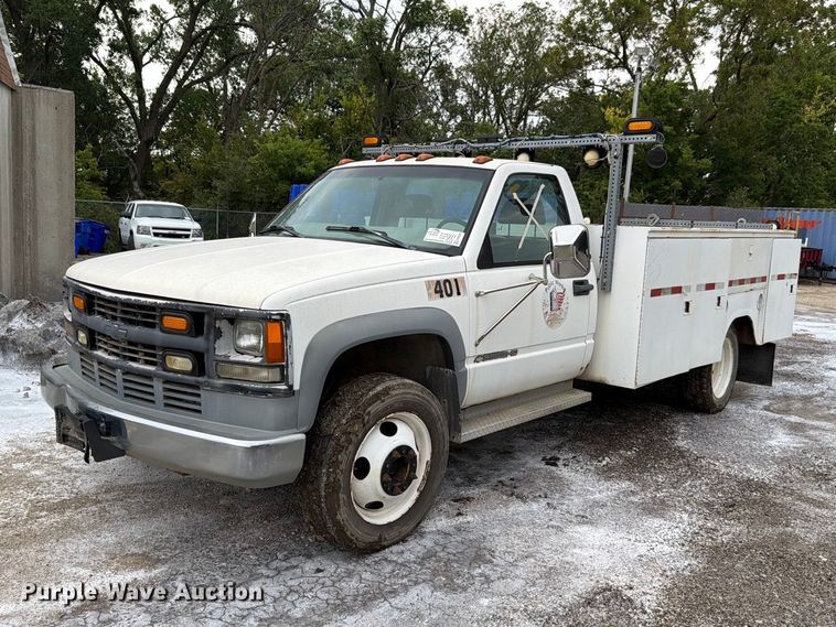 1997 Chevrolet C3500  utility bed pickup truck - FH6329