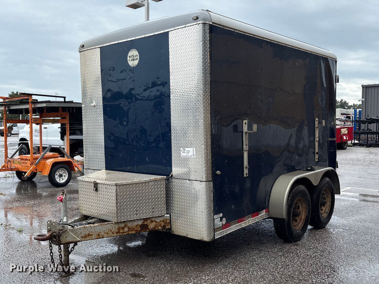 2012 Wells Cargo CW1225 - 102 enclosed cargo trailer - FK2062