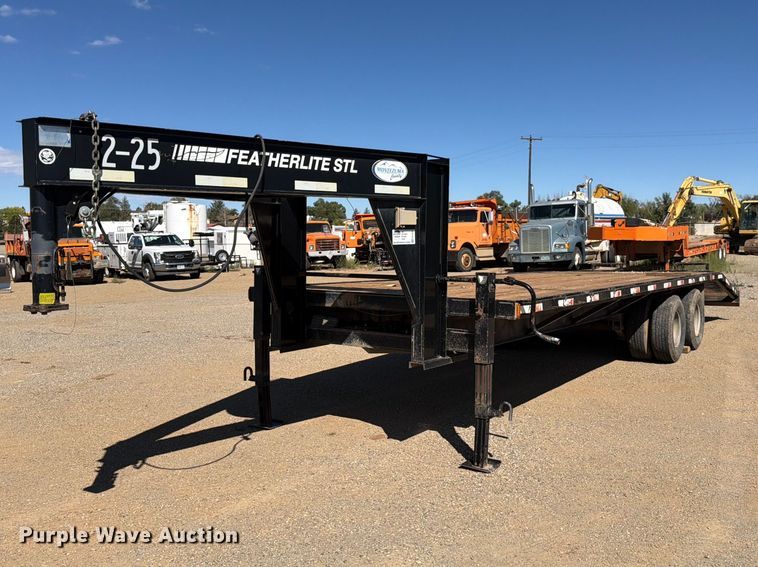 2003 Featherlite 5595 equipment trailer - FK4606