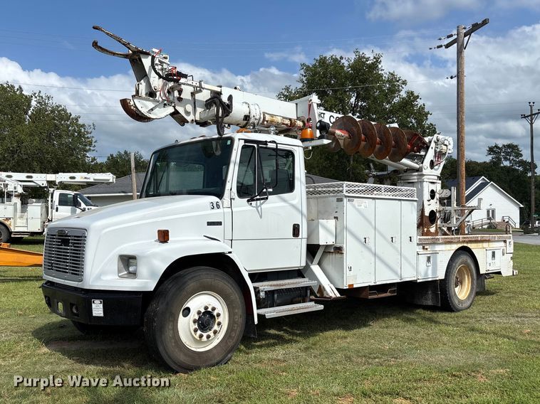 2002 Freightliner FL80 digger derrick truck - NM9936