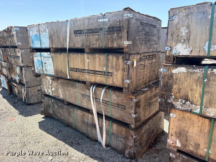 (4) 2024 Valley Pioneer MSC1220F livestock sheds - ET0463