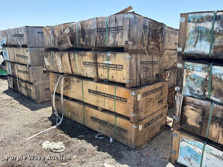 (4) 2024 Valley Pioneer MSC1220F livestock sheds - ET0465