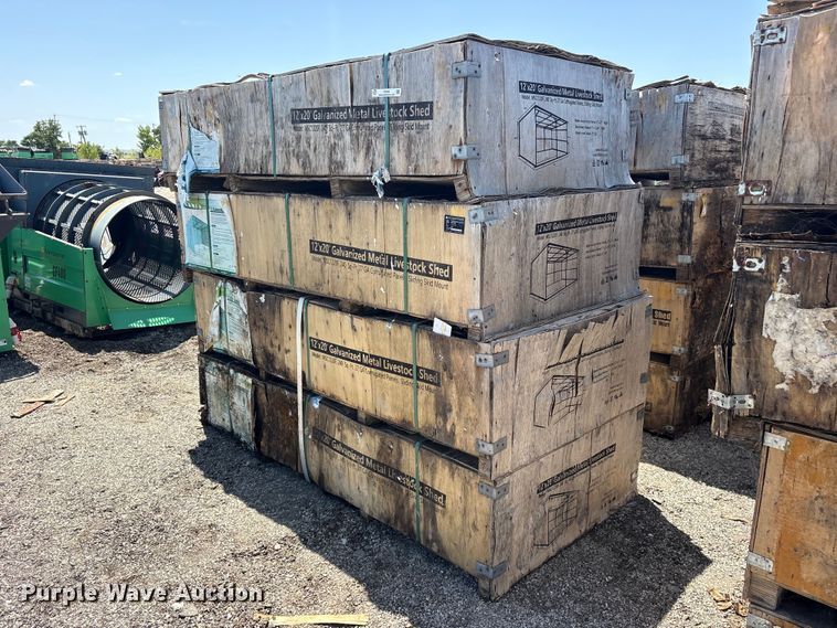 (4) 2024 Valley Pioneer MSC1220F livestock sheds - ET0466