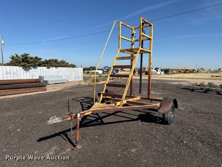Shop Built portable platform trailer - EW4217