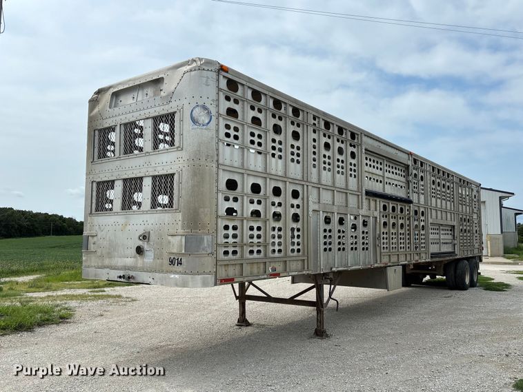 2002 Wilson PSAL-303P livestock trailer - DZ4587