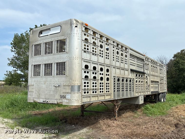 2001 Wilson PSAL-303P livestock trailer - DZ4588