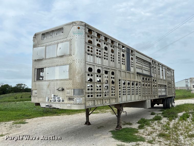 2001 Wilson PSAL-303P livestock trailer - DZ4589