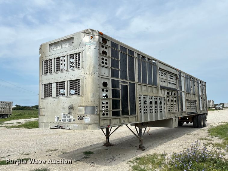 2001 Wilson PSAL-303P livestock trailer - DZ4591
