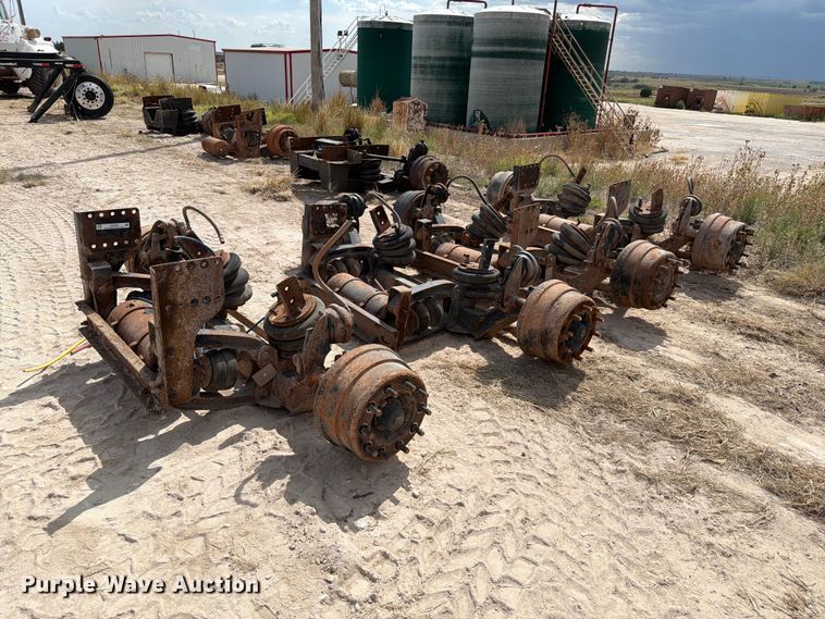 (4) truck drop axles - EW8689