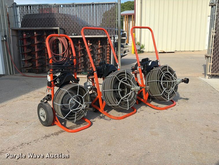 (3) Easy Rooter power drain cleaners - EP7536