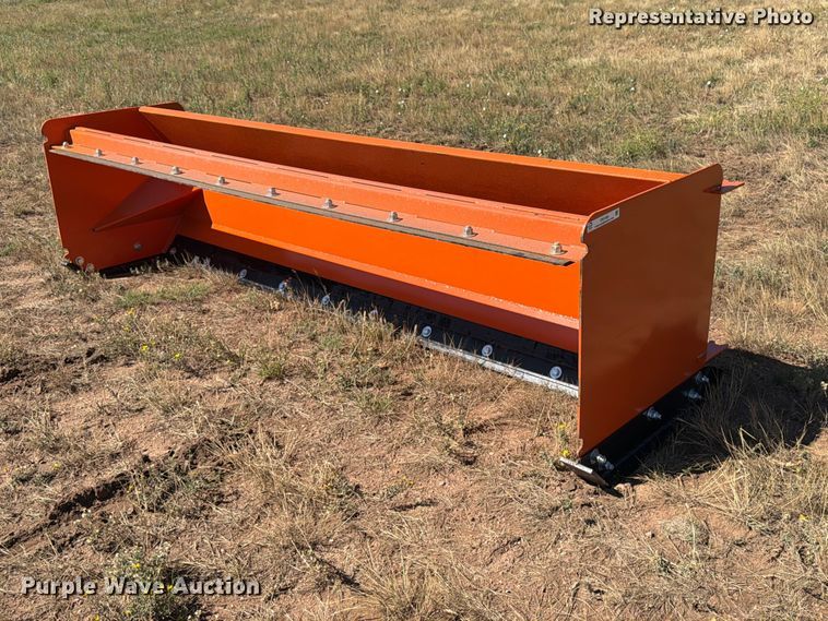 Kit Containers 10' W skid steer snow pusher - EW1083