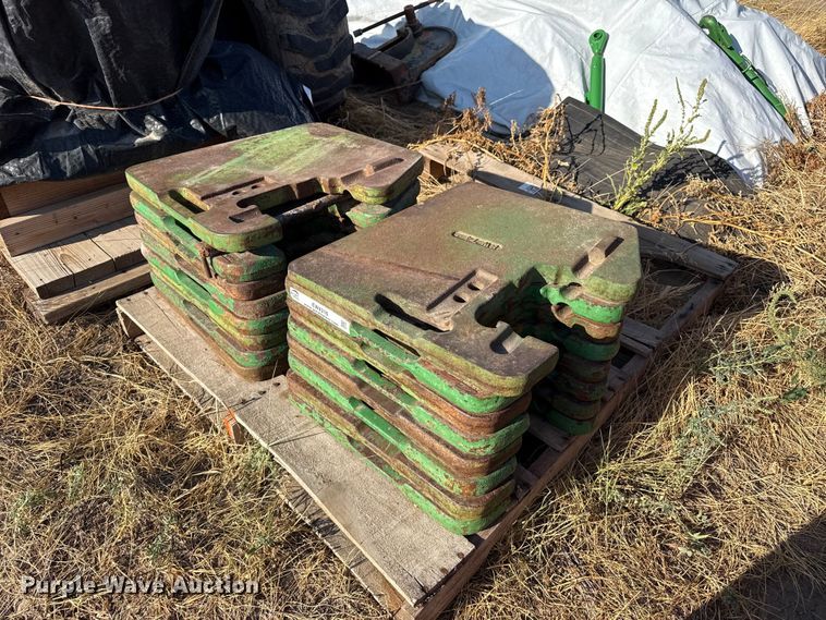 (16) John Deere suitcase weights - EW4316