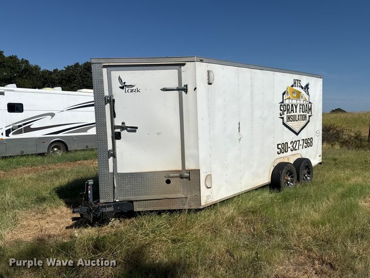 2018 Lark VT7X16TA-5200 enclosed cargo trailer - FC4204