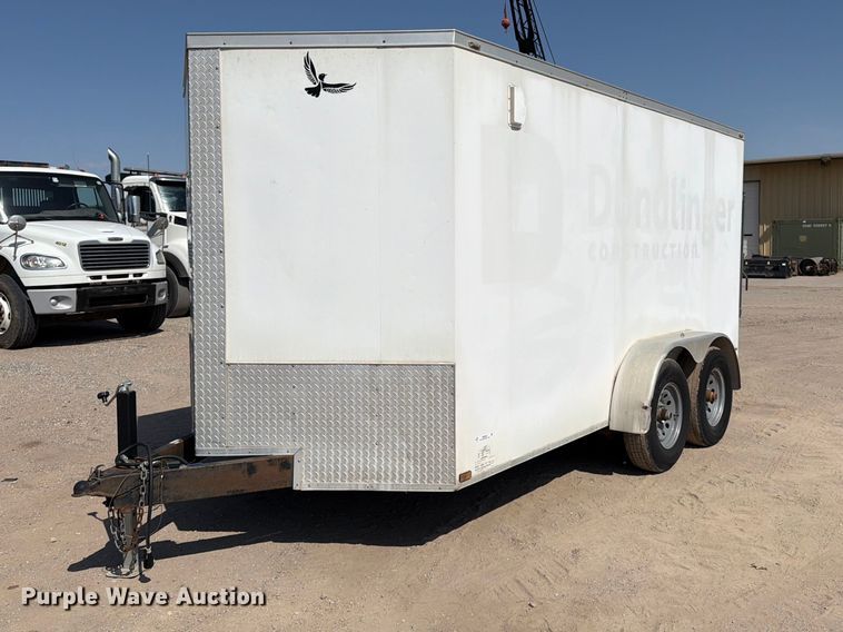 2019 Lark VT714TA-5200E enclosed cargo trailer - MZ9903