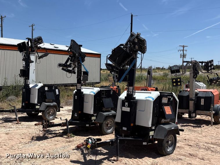 (3) Allmand NIGHT-LITE V-SERIES NLV light plants - EF6362