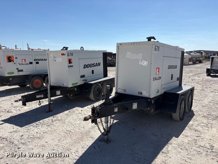 (2) Doosan G70 generators - EF6431