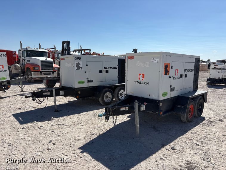 (2) Doosan G90 generators - EF6433