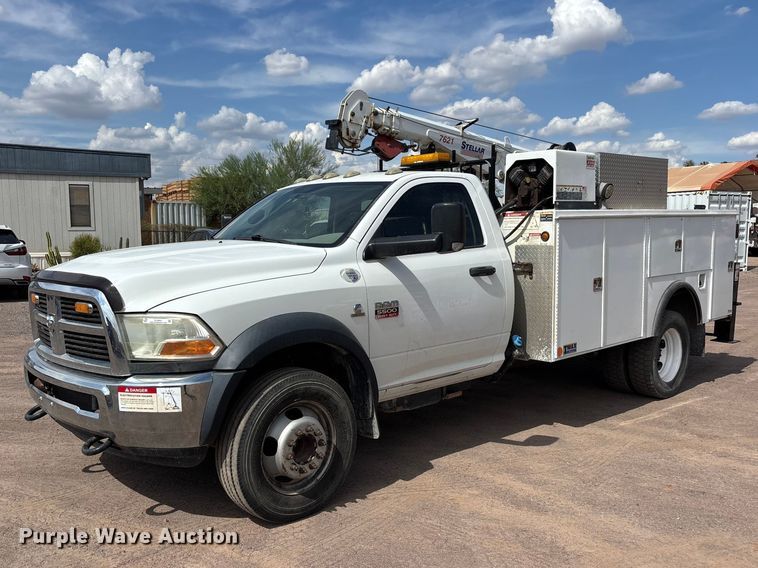 2012 Dodge Ram 5500 utility / service truck - EL2605