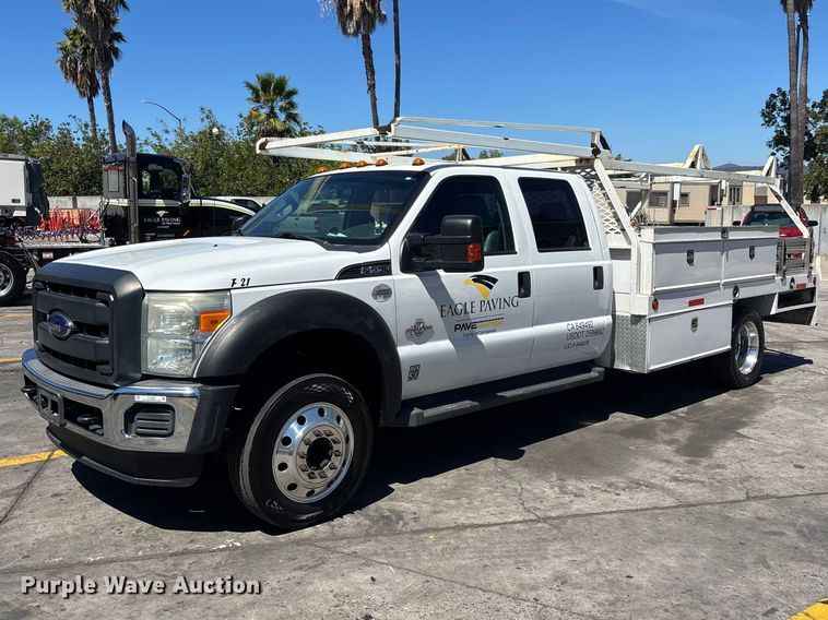 2015 Ford F550 Super Duty Crew Cab utility / service truck - EL2620