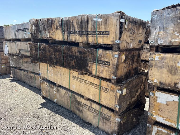 (4) 2024 Valley Pioneer MSC1220F livestock sheds - ET0460
