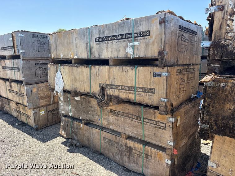 (4) 2024 Valley Pioneer MSC1220F livestock sheds - ET0461