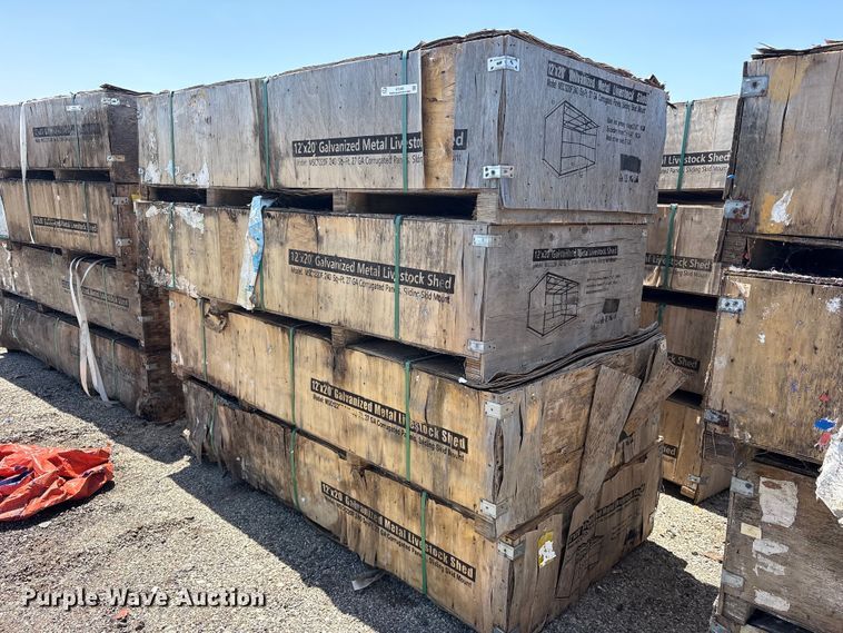 (4) 2024 Valley Pioneer MSC1220F livestock sheds - ET0462