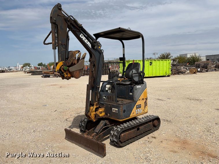 2013 John Deere 17D mini excavator - EW8694