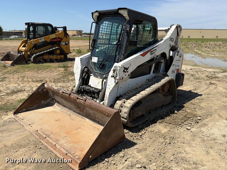 2019 Bobcat T595 tracked skid steer loader - FK5075