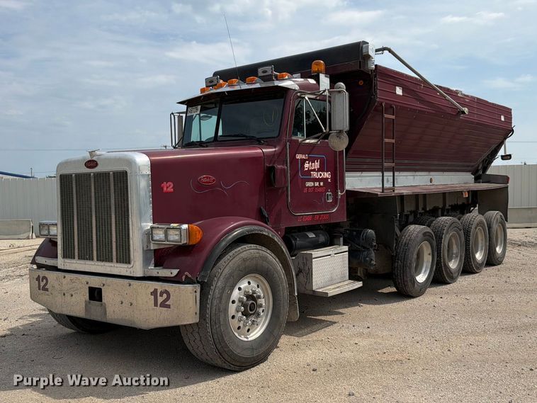 2000 Peterbilt 378 rock slinger truck - YA4717