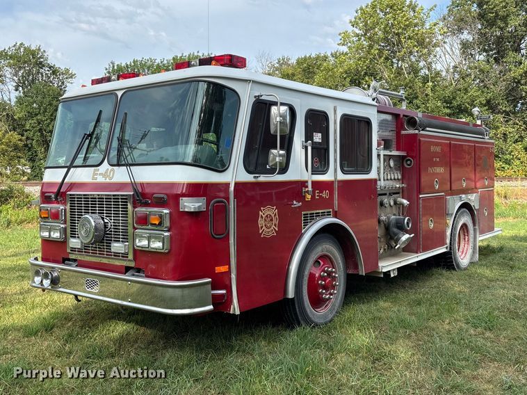 1996 E-One Emergency pumper fire truck - EO4491