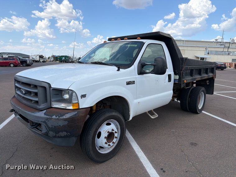2002 Ford F450 dump truck - EW8757