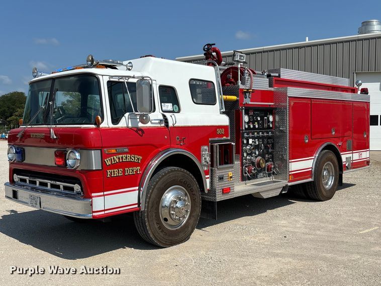 1988 Ford C8000 pumper fire truck - FP3015