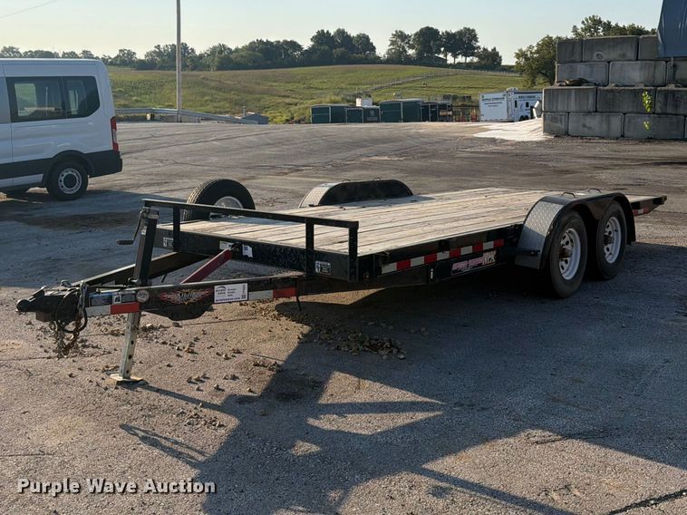 2019 H&H H8218MX-100 tilt deck equipment trailer - FP4055
