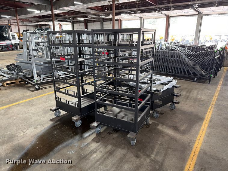 (4) metal carts - FT6567
