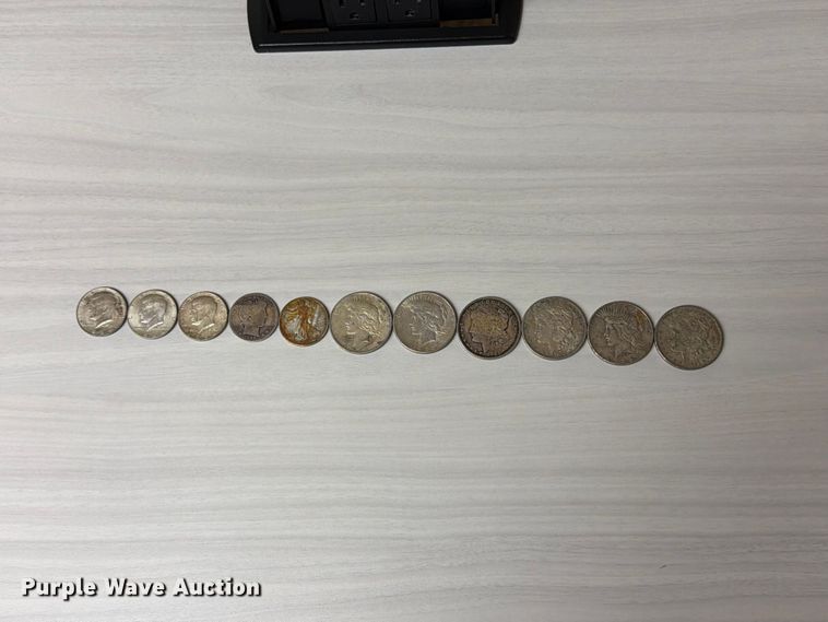 (11) silver coins - FT6597