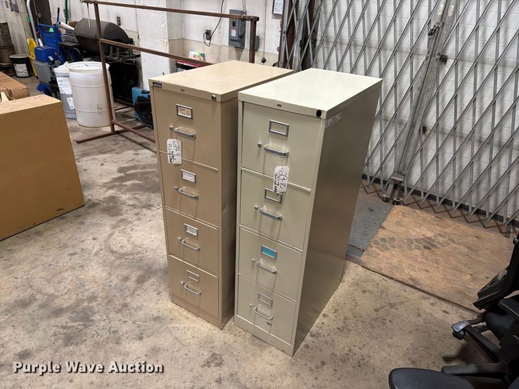 (2) filing cabinets - FT6630
