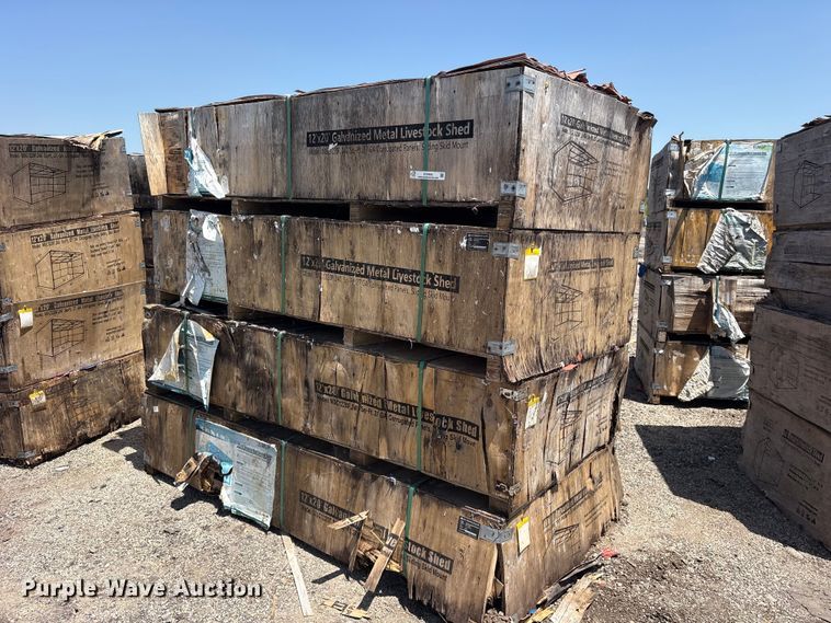 (4) 2024 Valley Pioneer MSC1220F livestock sheds - ET0454