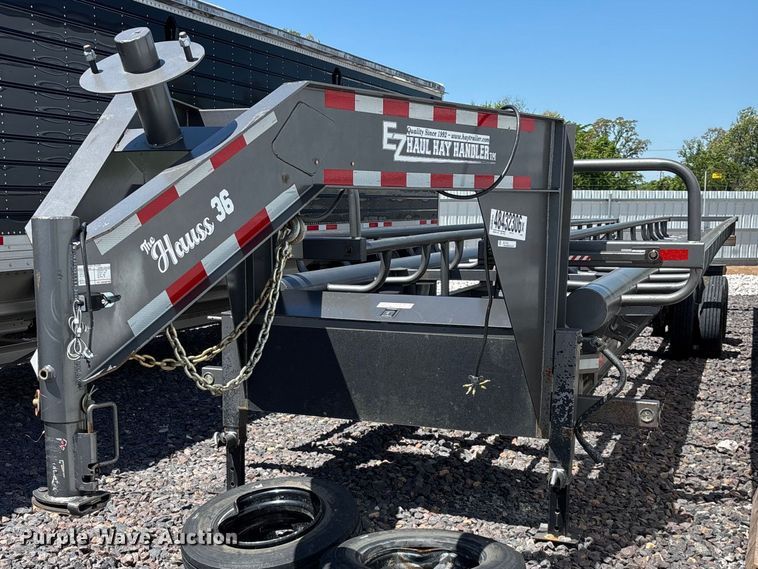 2025 EZ Haul Hay Handler The Hauss 36 round hay bale trailer - YA3322