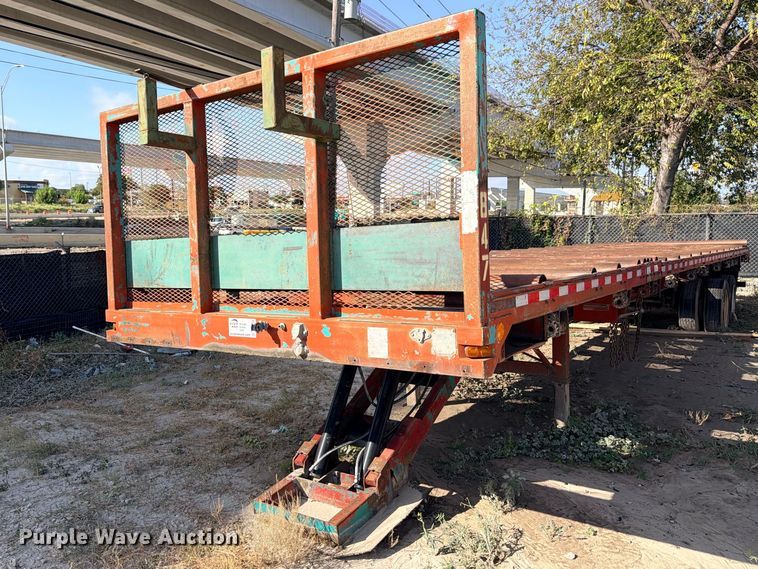 2001 J.D.H. Trussmaster tilt-deck truss trailer - DU1538