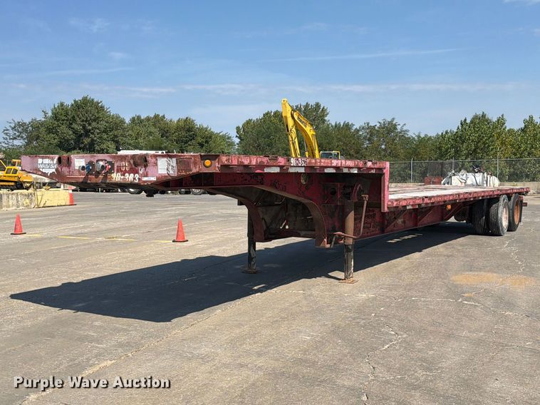 2015 Wabash drop deck equipment trailer - DZ4697