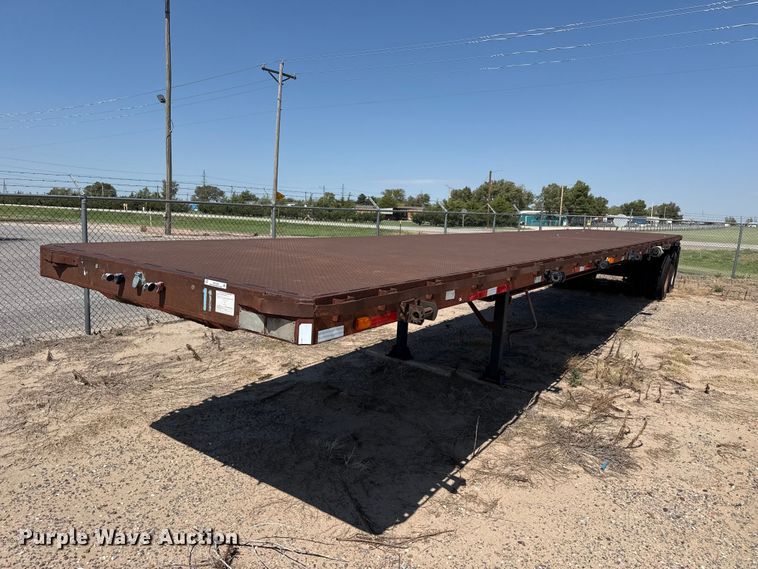 1973 Fruehauf FB5P45 flatbed trailer - EW4328
