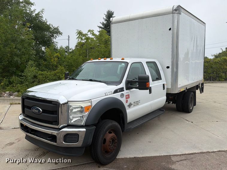 2016 Ford F550 crew cab box truck - FG3004