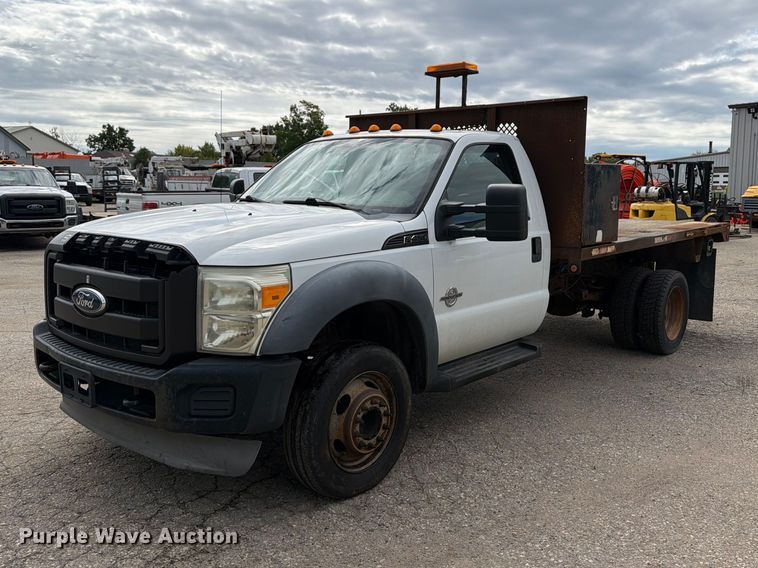 2011 Ford F450 dump flatbed truck - DV2074