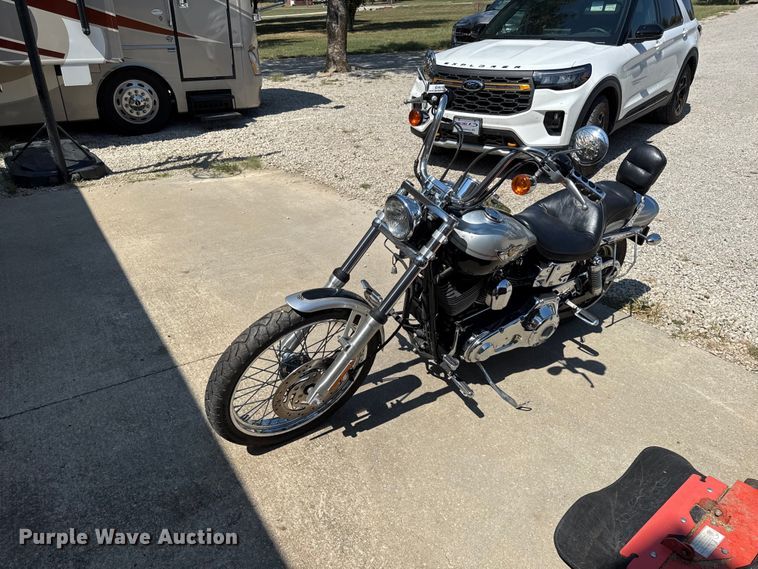 2003 Harley-Davidson FXDWG Dyna Wide Glide motorcycle - EV6153