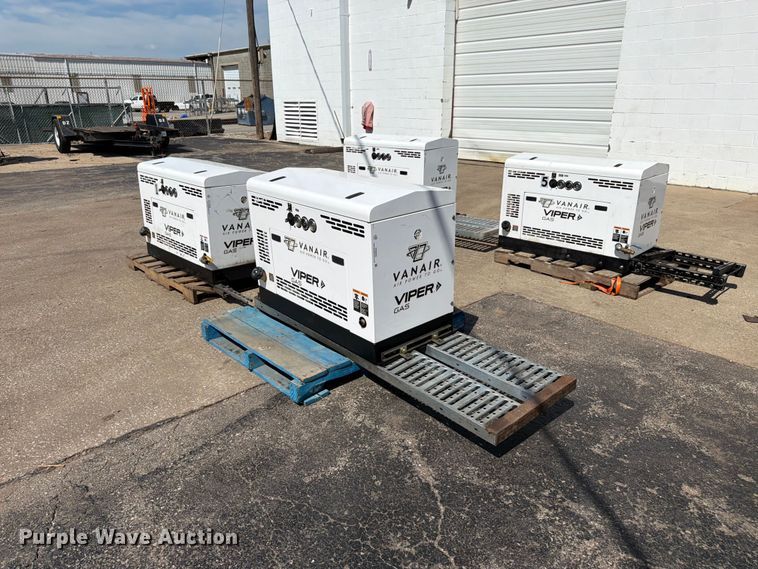 (2) Vanair Viper G80 air compressors - EW5032