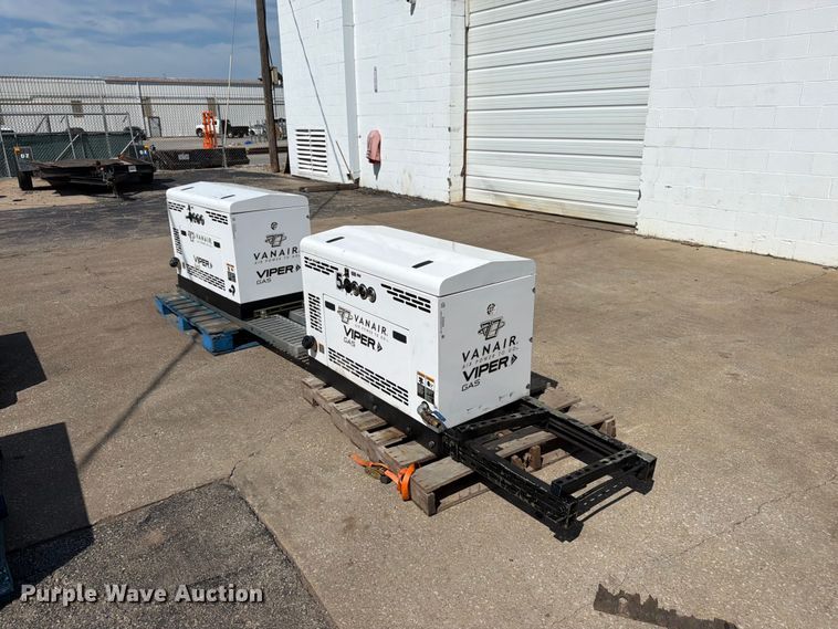 (2) Vanair Viper G80 air compressors - EW5033