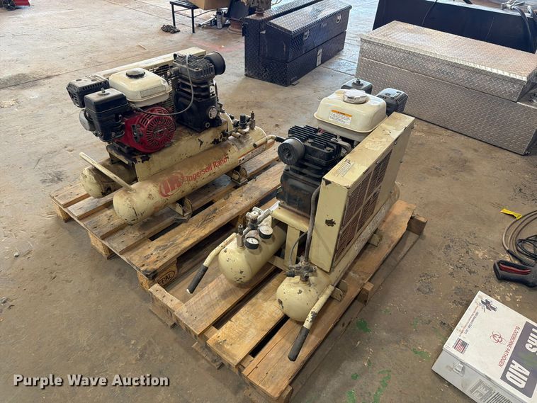(2) Ingersoll Rand air compressors - EW8861