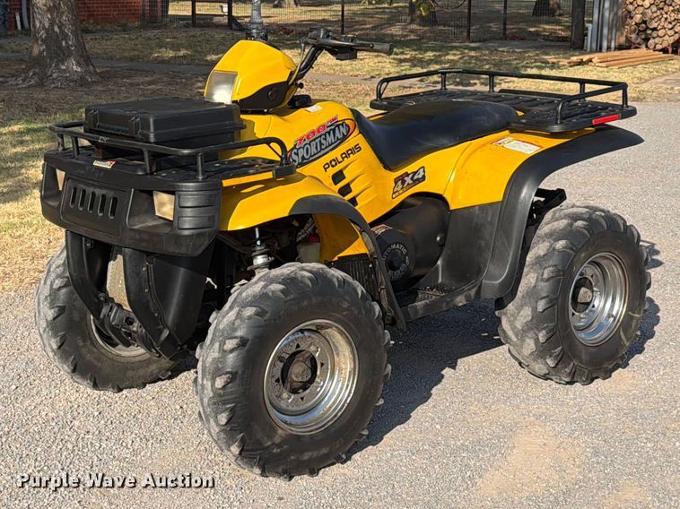 2002 Polaris 700twin Sportsman 4x4 ATV - EW8864